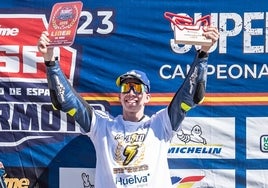 Paquito Gómez revalida el título de Campeón de España de Supermotard